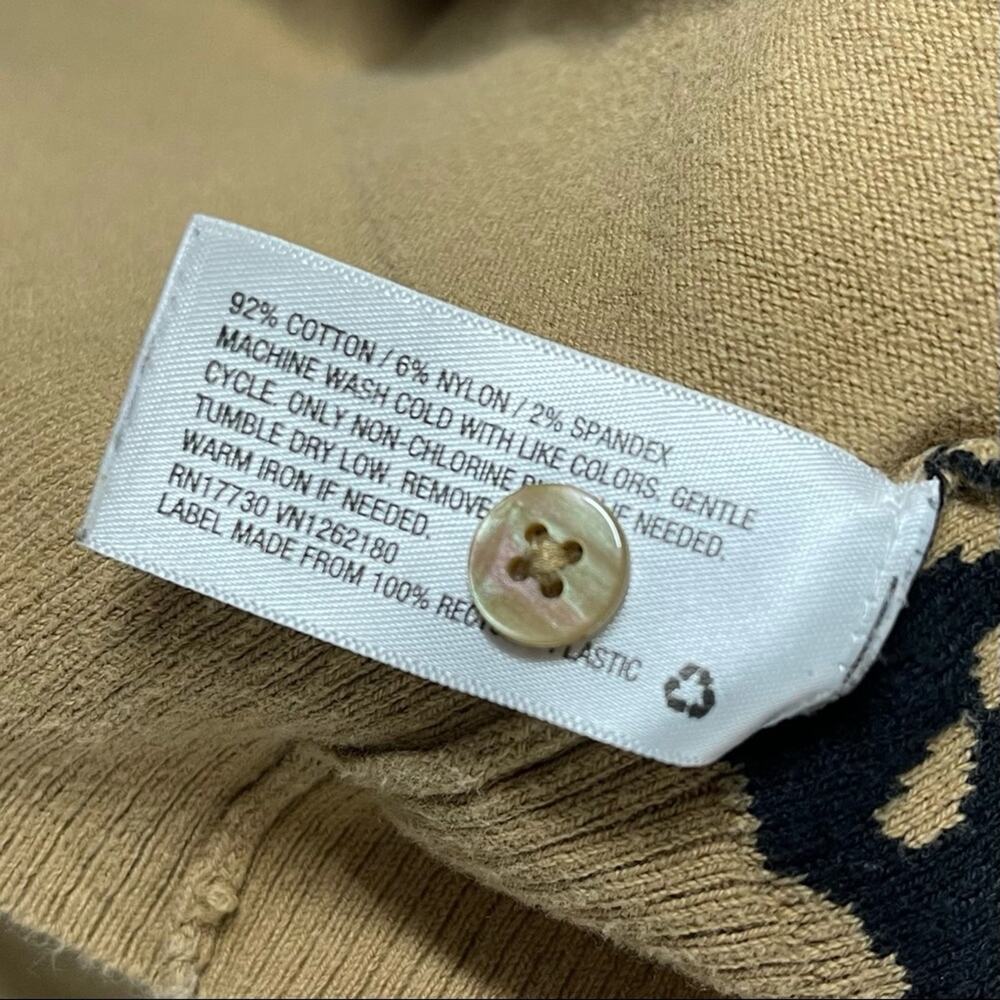 Merona / Leopard Cheetah Print Button Up Cardigan… - image 4